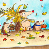 Fall-Erntegrußkarte durch Nicole Janes Karte