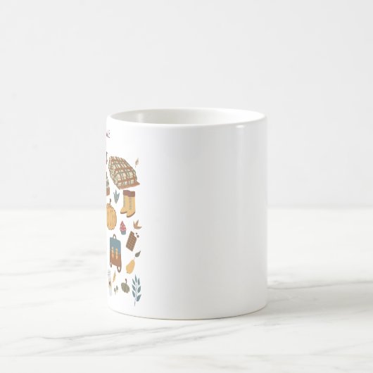 Fall Essentials Digital Zeichnend Kaffeetasse (Mittel)