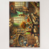 Fall Fairies Bezaubernde Küche Ansammlung Puzzle (Vertikal)