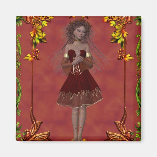 Fall Fairy Design 2 - Fantasy Magnet (Vorne)
