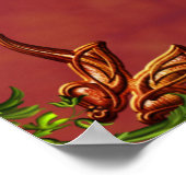 Fall Fairy Design 2 - Fantasy Print Poster (Ecke)
