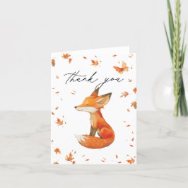 Fall Fairy Erster Geburtstag Vielen Dank mit einem Dankeskarte