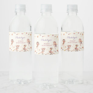 Fall Fairy Girl Geburtstag Wasser Flaschen Labels Wasserflaschenetikett