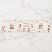 Fall Fairy Girl Geburtstag Wasser Flaschen Labels Wasserflaschenetikett (Einzelnes Label)