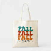 Fall Fall Fall Vibes Calligraphie Tragetasche (Vorne)