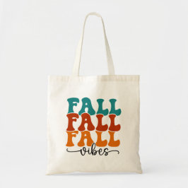 Fall Fall Fall Vibes Calligraphie Tragetasche