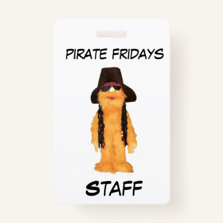 Fall Falldom Staff ID Badge  Ausweis