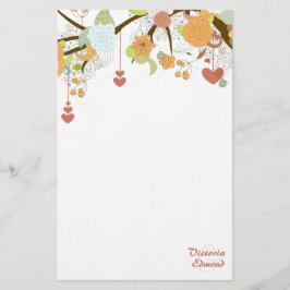 Fall Fantasy Floral Personalisiert Stationierung Briefpapier