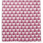 Fall Fashion Pink Ghost Steampunk Duschvorhang (Vorderseite)