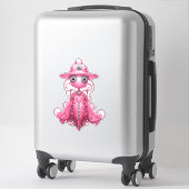 Fall Fashion Pink Steampunk Ghost Lady 32 Aufkleber (Koffer)