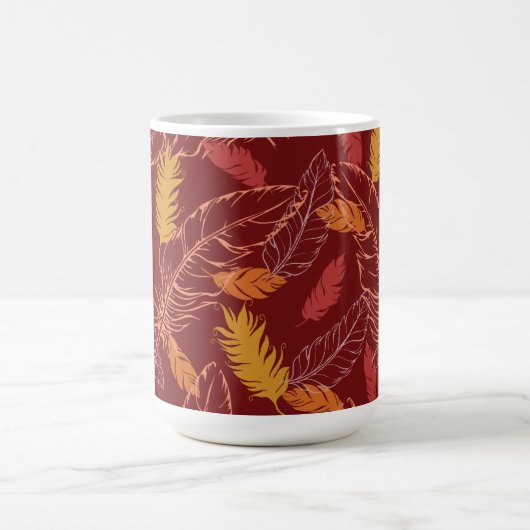 Fall Feathers Coffee Mug Kaffeetasse (Mittel)