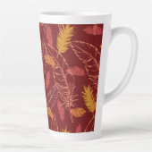 Fall Feathers Latte Mug Milchtasse (Rechts)