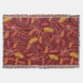 Fall Feathers Throw Decke (Vorderseite)