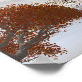 Fall-Fee-Design 1 - Drucken Poster (Ecke)