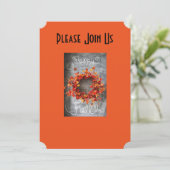 FALL FERIENEINLADUNG FÜR ALLE EREIGNISSE EINLADUNG (Stehend Vorderseite)