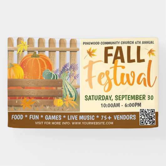 Fall Festival Banner (Horizontal)