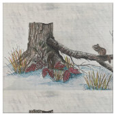 Fall Festival Chipmunk Stoff (Nahaufnahme)