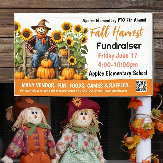 Fall Festival Fundraiser Banner | PTO-PTA-Kirche
