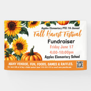 FALL FESTIVAL Fundraiser PTO PTA Kirche Banner