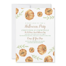 Fall Festival Pumpkin Einladung