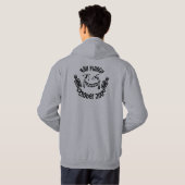 Fall-Fiasko Hoodie (Schwarz voll)