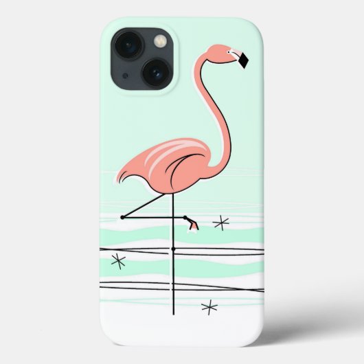 Fall Flamingo Aqua iPad Case-Mate iPhone Hülle (Rückseite)