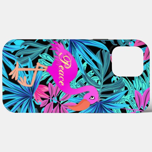 Fall Flamingo Case-Mate iPhone Hülle (Rückseite (Horizontal))