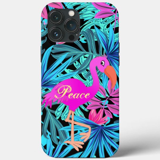Fall Flamingo Case-Mate iPhone Hülle (Rückseite)