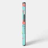 Fall Flamingo Fandango iPad Mini iPhone Hülle (Linke Seite)