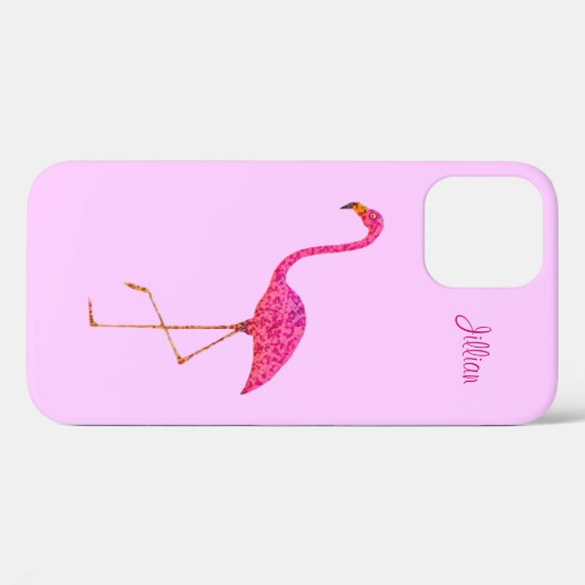 Fall Flamingo iPhone 12 Case-Mate iPhone Hülle (Rückseite (Horizontal))
