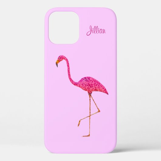 Fall Flamingo iPhone 12 Case-Mate iPhone Hülle (Rückseite)