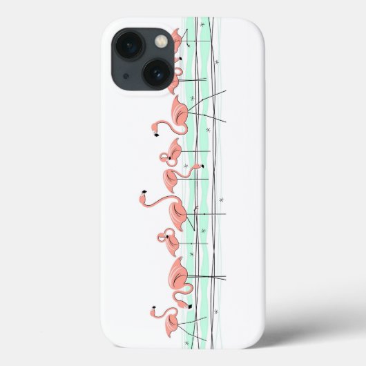 Fall Flamingo Ocean Line iPad Case-Mate iPhone Hülle (Rückseite)