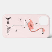 Fall Flamingo Pink "Name" iPad Mini Case-Mate iPhone Hülle (Rückseite (Horizontal))