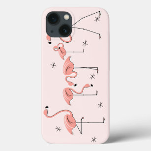 Fall Flamingos Pink Group iPad Mini iPhone 13 Hülle