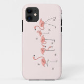 Fall Flamingos Pink Group iPhone 11 Case-Mate iPhone Hülle (Rückseite)