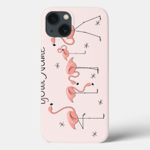 Fall Flamingos Pink Group "Name" iPad Case-Mate iPhone Hülle