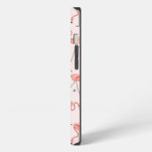 Fall Flamingos Pink iPad Mini iPhone Hülle (Linke Seite)
