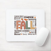 Fall Flannels Pumpkin Saison Herbst Gefechte Herbs Mousepad (Mit Mouse)