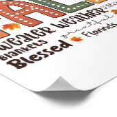 Fall Flannels Pumpkin Saison Herbst Gefechte Herbs Poster (Ecke)