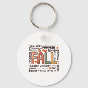 Fall Flannels Pumpkin Saison Herbst Gefechte Herbs Schlüsselanhänger