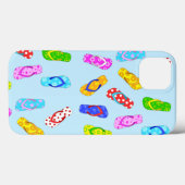 Fall "Flop Pattern Blue Case-Mate iPhone gedreht" Case-Mate iPhone Hülle (Rückseite (Horizontal))