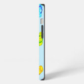 Fall "Flop Pattern Blue Case-Mate iPhone gedreht" Hülle (Linke Seite)