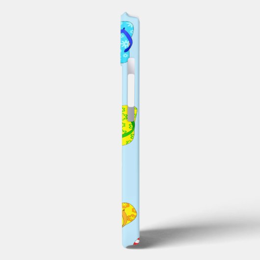 Fall "Flop Pattern Blue Case-Mate iPhone gedreht" Hülle (Rückseite / Links)