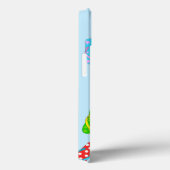 Fall "Flop Pattern Blue Case-Mate iPhone gedreht" Hülle (Rückseite / Rechts)