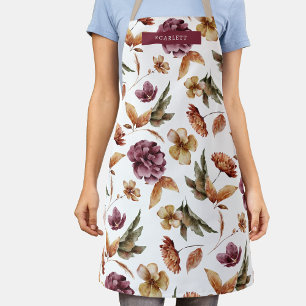 Fall Floral All-over Print-Schürze Schürze