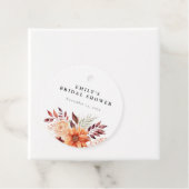 Fall Floral Boho Brautparty Geschenkanhänger (Beispiel)