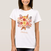 Fall Floral Bouquet T-Shirt (Vorderseite)