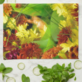 Fall Floral Bouquets Küchentuch (Gefaltet)