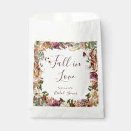 Fall Floral Brautparty Gefälligkeitsags Geschenktütchen