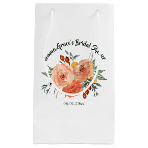 Fall Floral Brautparty Kleine Geschenktüte